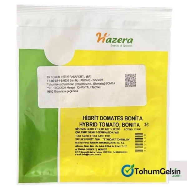 Bonita F1 Domates Tohumu