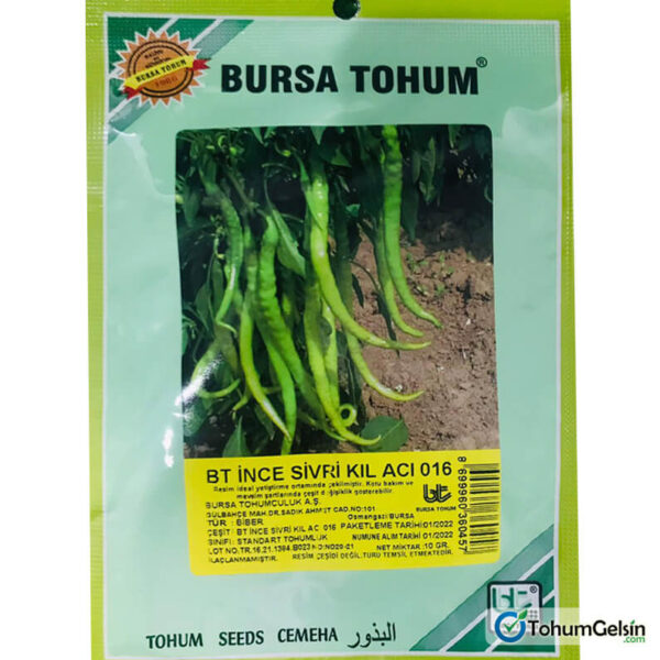 Kıl Acı Biber Tohumu 10 Gr